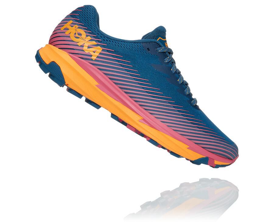 Tenis Hoka One One Trail Mujer Azules - Torrent 2 - YIMQ64137